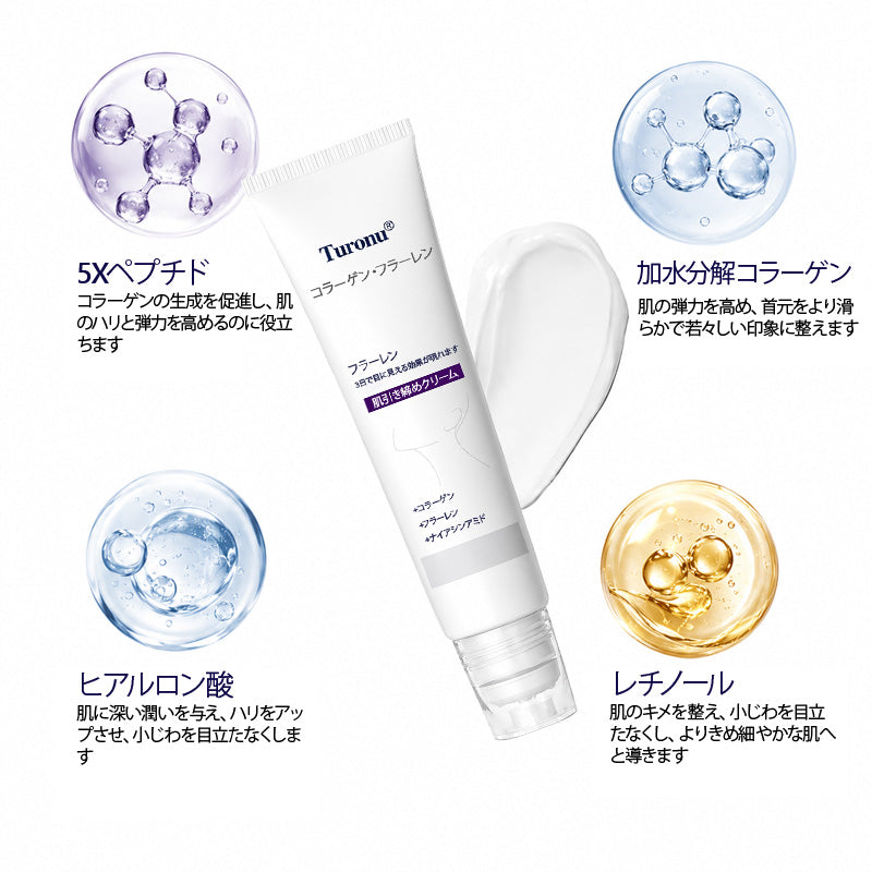 🛡️公式ブランドストア | Turonu® シワ改善＆リフティングローラークリーム 🧴 最短3日でなめらかな肌に