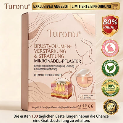 🔥Turonu® Fortschrittliches Nano-Microneedle-Pflaster zur gezielten Brustvergrößerung