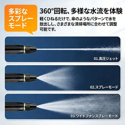 💥50％オフ — 本日最終日丨Billhol® 🏆家庭用高圧洗車ウォーターガン。植物や野菜への水やり、洗車に欠かせないアイテムです。👍💦