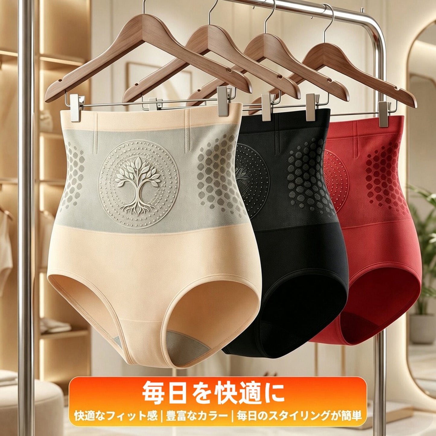 公式ブランドストア📢🍰 | 👨‍⚕️ 𝐋𝐔𝐂𝐊𝐘𝐒𝐎𝐍𝐆® 𝟐𝟎𝟐𝟔 モリンガ＆ベルベリン配合 𝟒-𝐢𝐧-𝟏 マイクロ粒子 シェイプアップ＆脂肪燃焼ショーツ 💐💐
